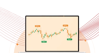 Orange promotional card with text "An exclusive invite!" and a while Apply Now button, plus a samll chat illustration below.